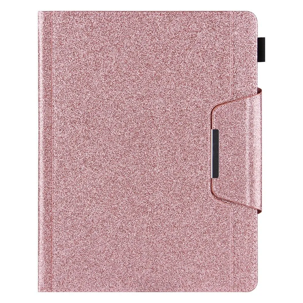 iPad Pro 12.9 (2021) / (2020) / (2018) PU leather flip case with card slots - Rose Gold