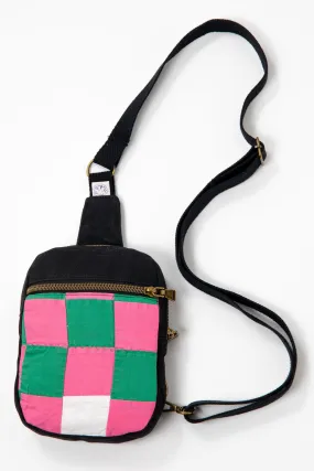 Irish Chain Crossbody - Black Canvas