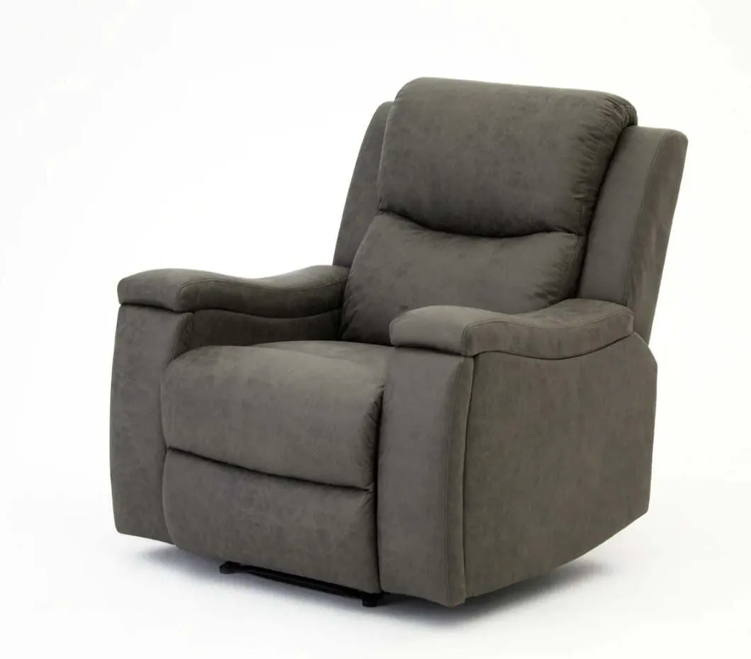 Jackson Faux Leather Armchair Recliner - Grey