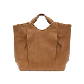 JOY SUSAN EMILY ZIP TOTE BAG HAZELNUT