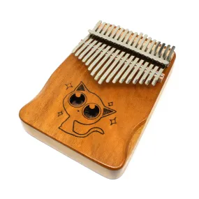 Kalimba 17 key Thumb Piano High Quality Wood Mahogany Mbira Body Musical Instruments Africa Kalimba Piano with Accessories