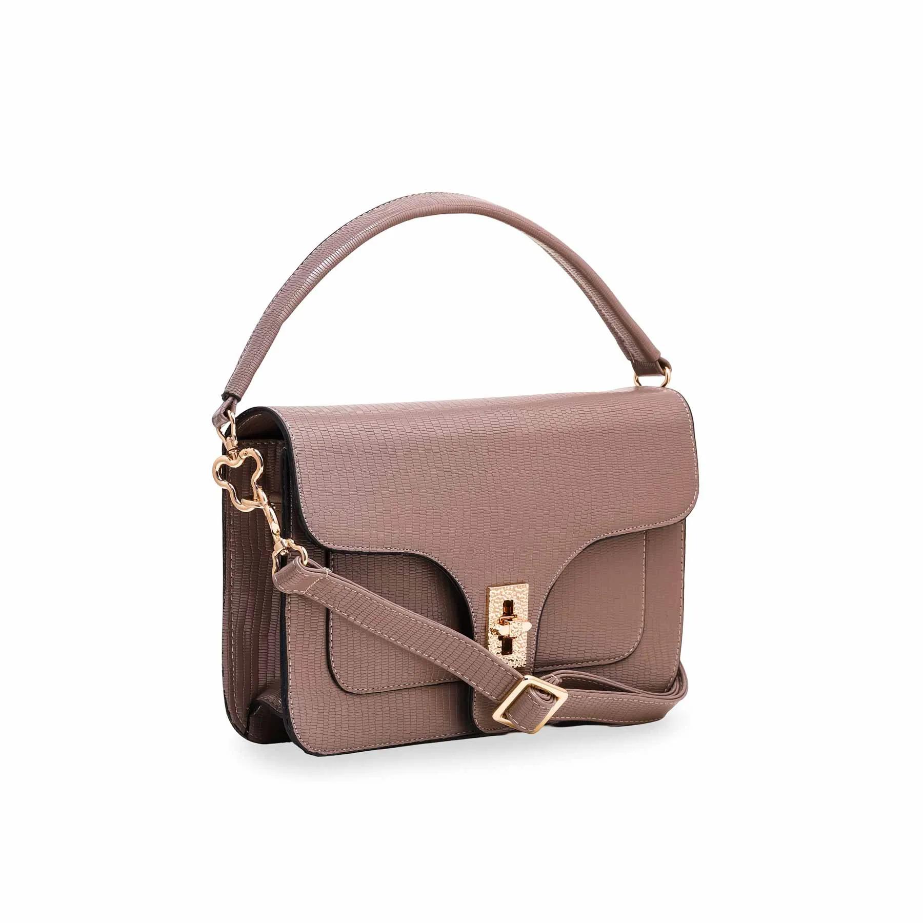 Khaki Formal Shoulder Bag P55560