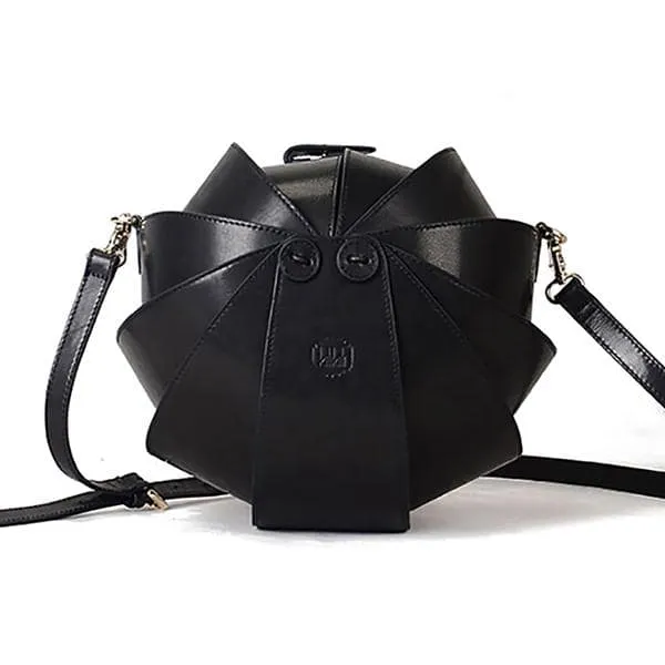 KiliDesign Luxe Round Leather Crossbody Bag