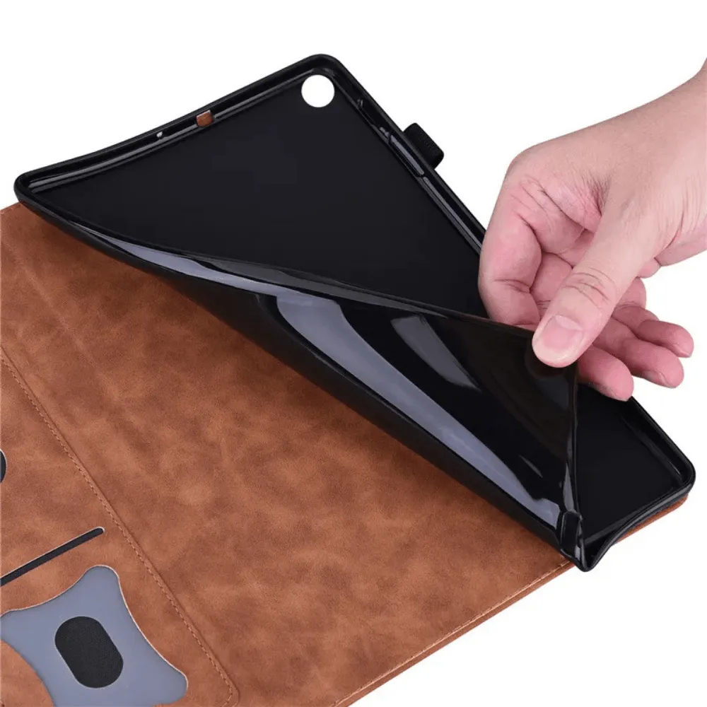 Laevus Leather Case For Galaxy Tab With Adjustable Stand