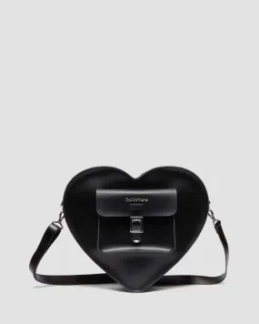 Large Leather Heart Shaped Bag