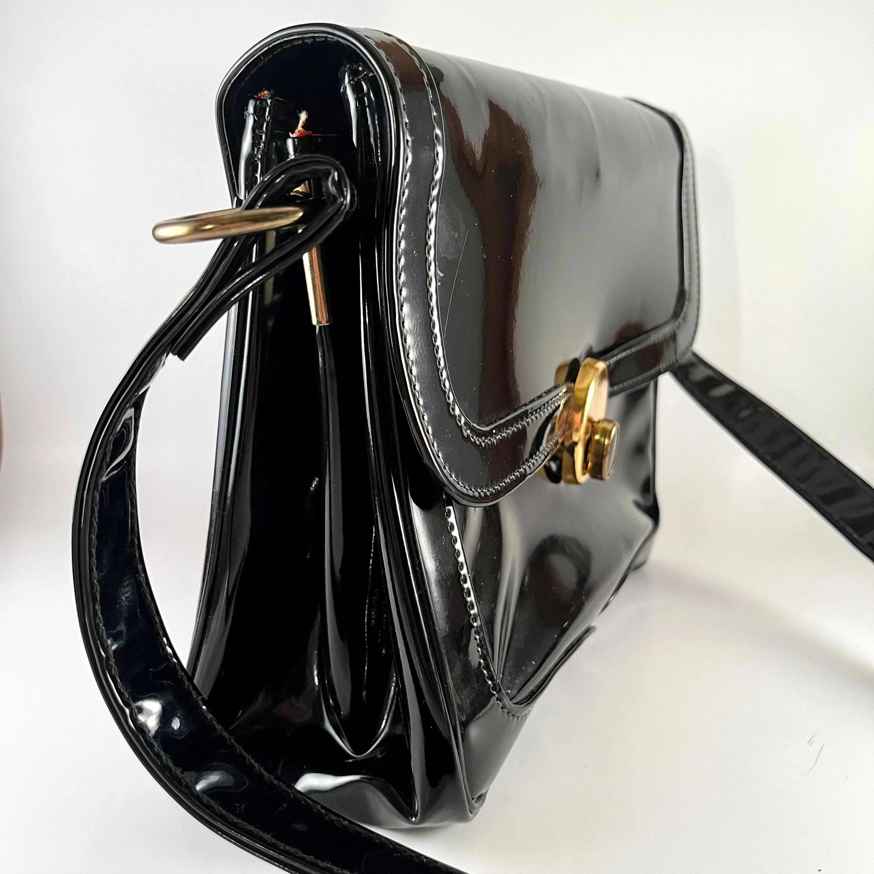 Late 50s/ Early 60s Empress Patent Leather Handbag