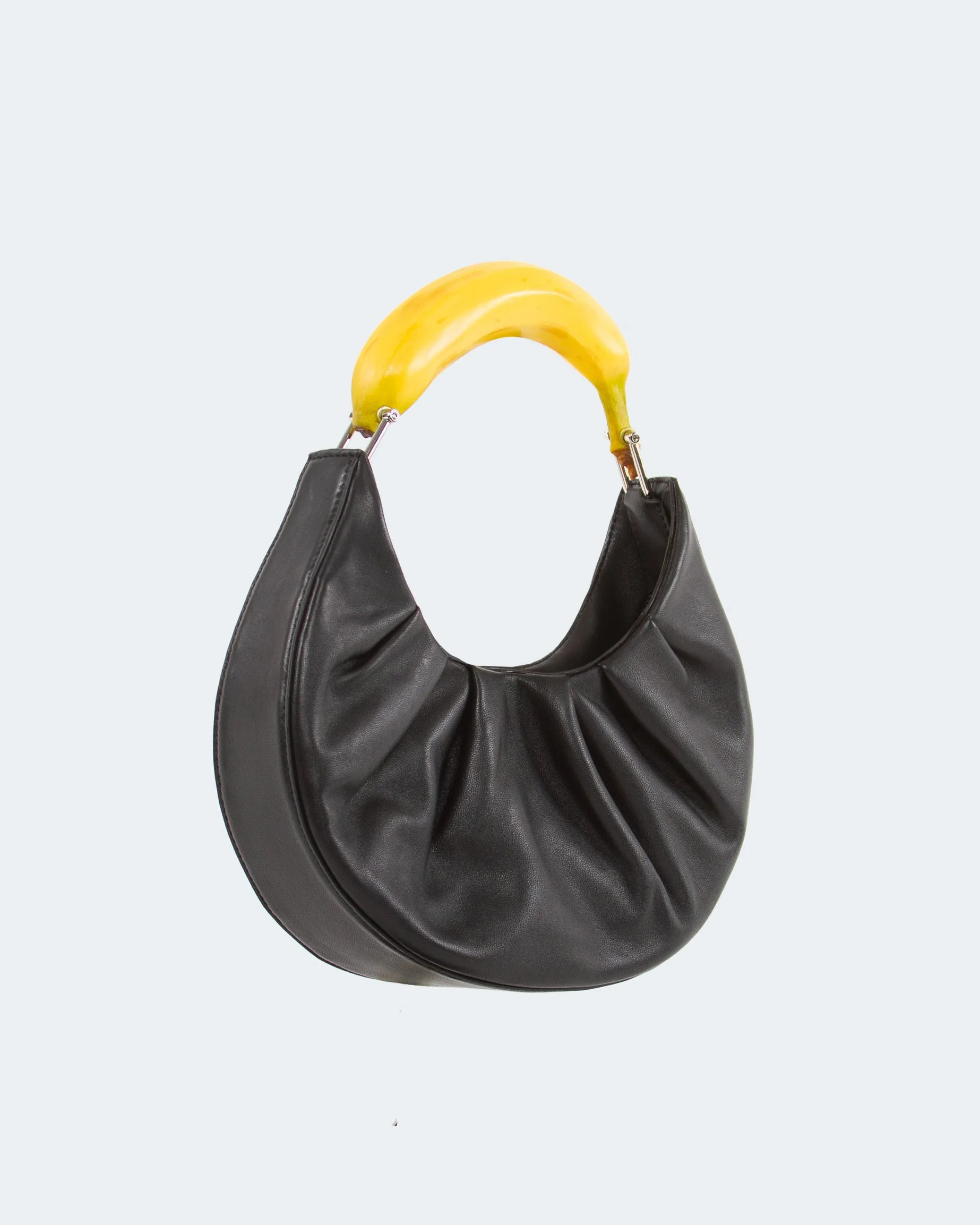 LEATHER BANANA HOBO