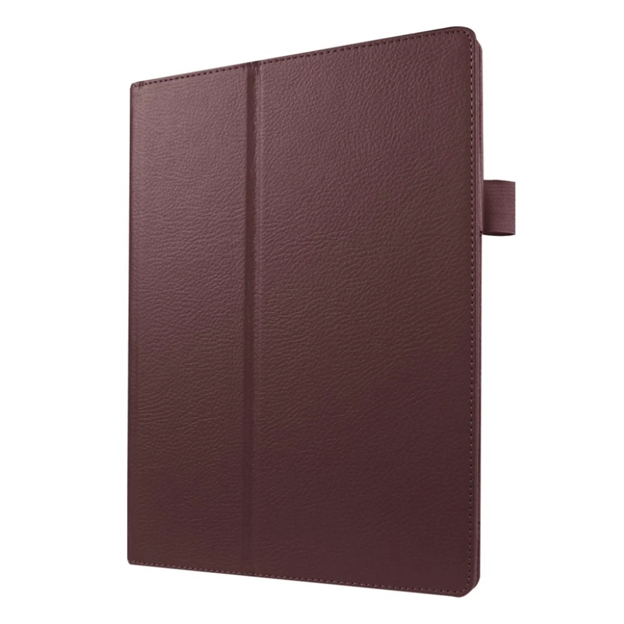 Lenovo Tab 10 TB-X103F litchi skin leather flip case - Brown