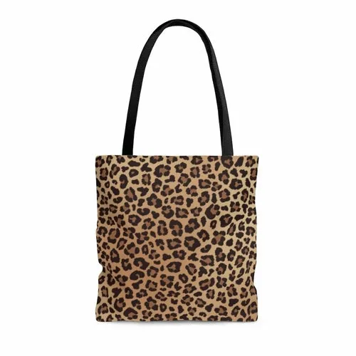 Leopard Print Animal Tote Bag