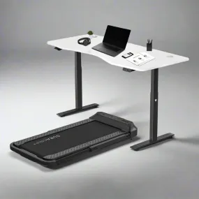 Lifespan Fitness - V-Fold Treadmill with ErgoDesk Automatic Standing Desk 1800mm