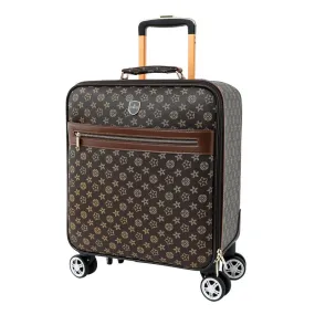 Lightweight Cabin Trolley Bag - Mute Wheels | TSA Lock | 30L | Brown