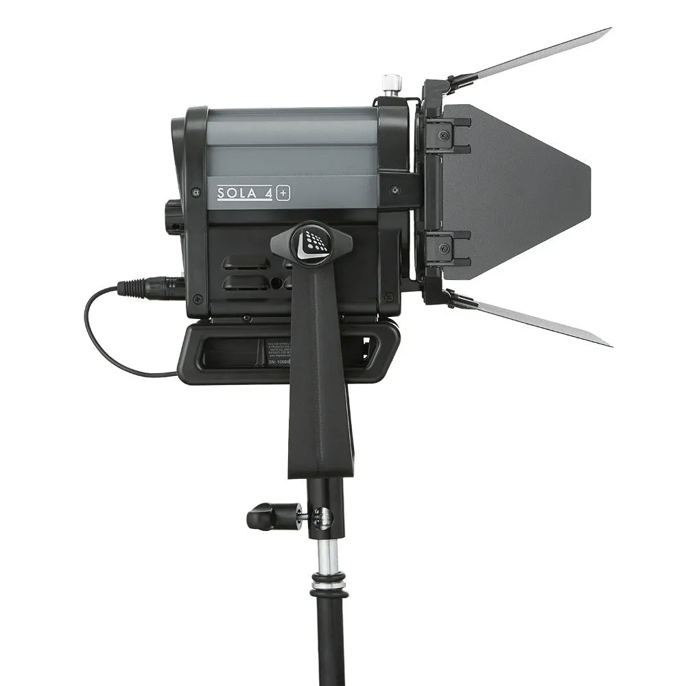 Litepanels Sola 4  Daylight Fresnel Traveler Kit w/ Barndoor, stands, Trolley Case Litepanels