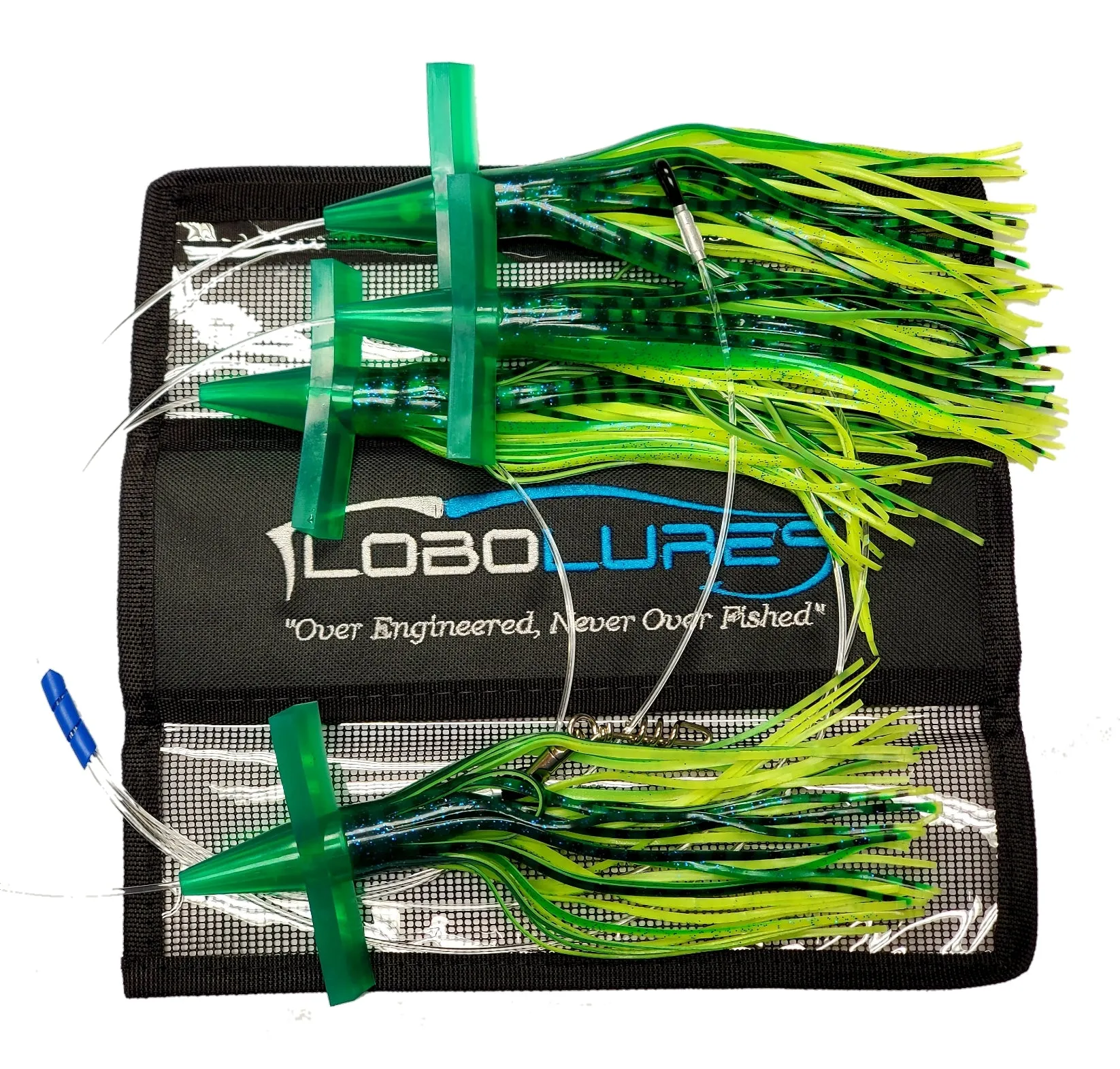 Lobo Lures #402 9" Northeast Commotion Splash Prattling Tuna Teaser Bird Daisy Chain