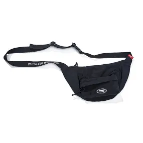 LOGO POCKET WAIST BAG BLACK