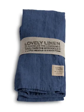 Lovely Linen Lovely Napkins Denim Blue