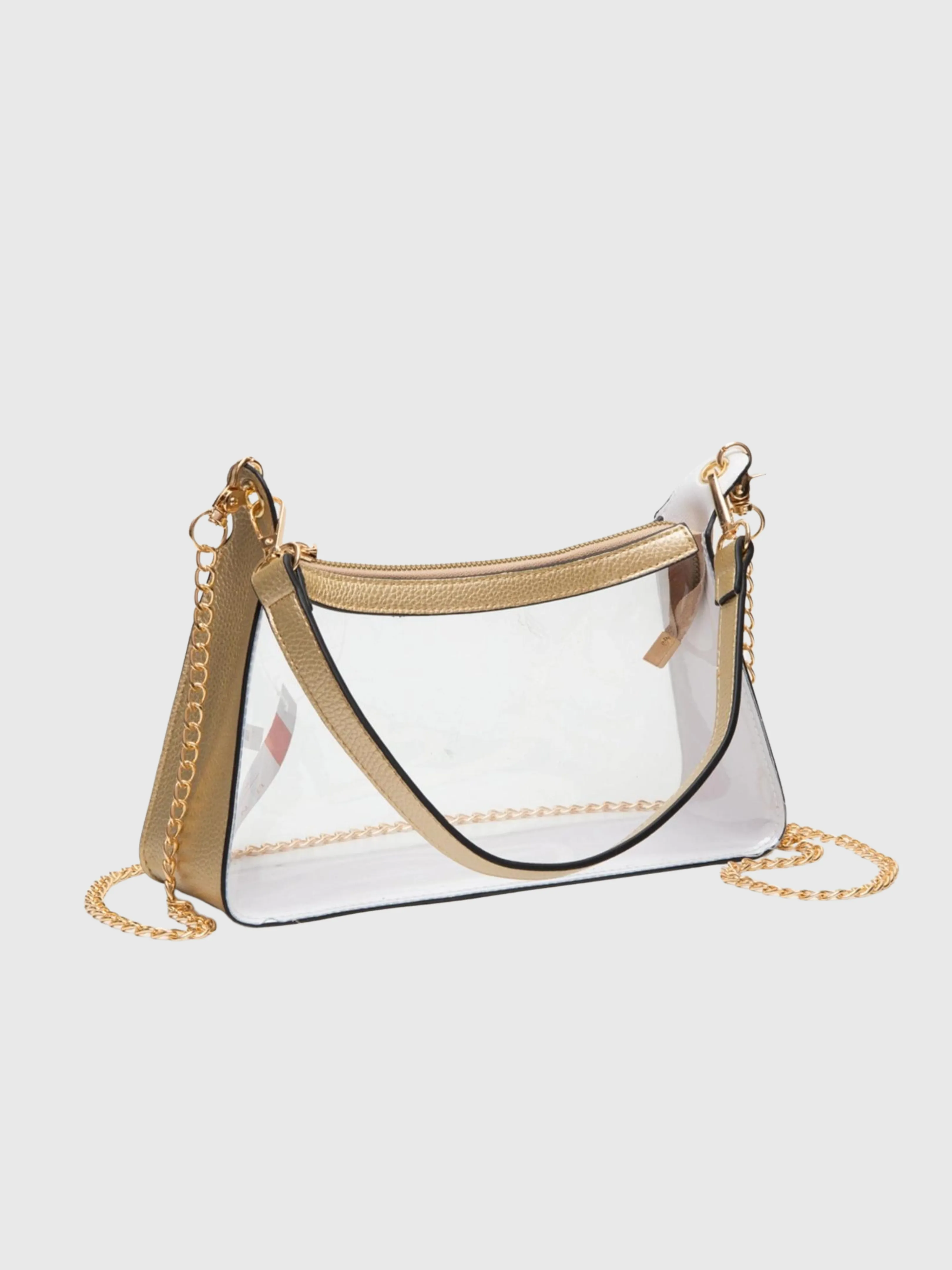 Marilyn Bag - Clear/Gold