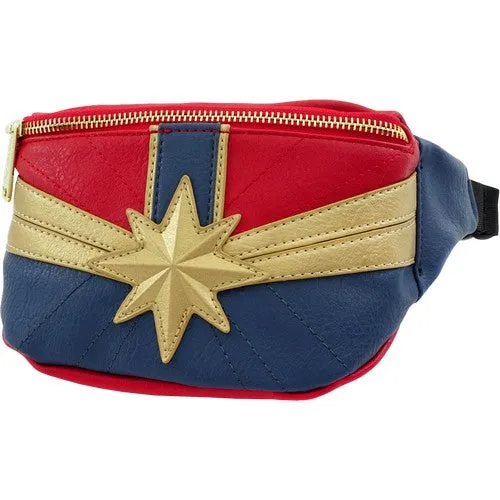 Marvel - Captain Marvel Faux Leather Bum Bag Fanny Pack Loungefly