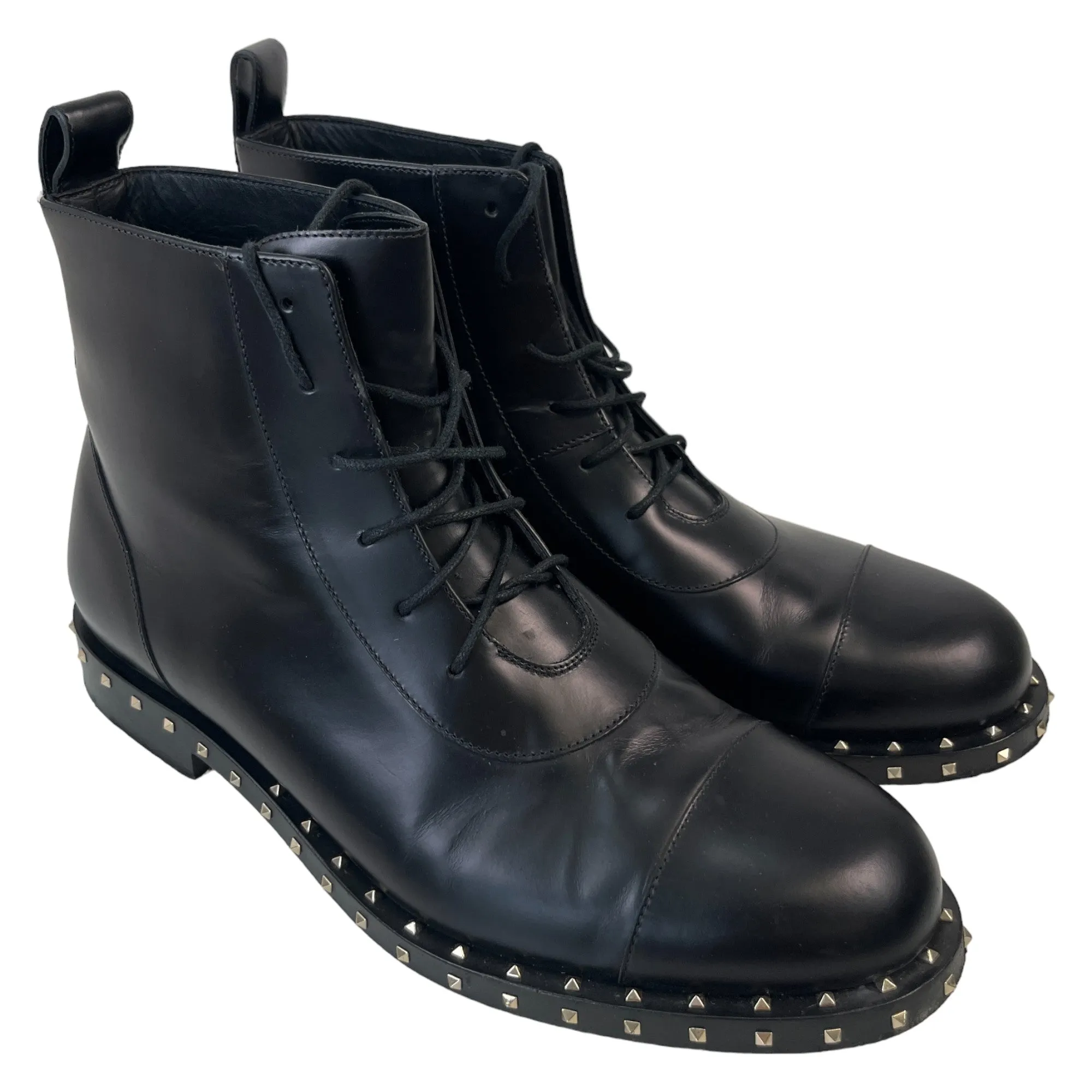 Men's Studded Boots Black Size EU 43 / UK 9