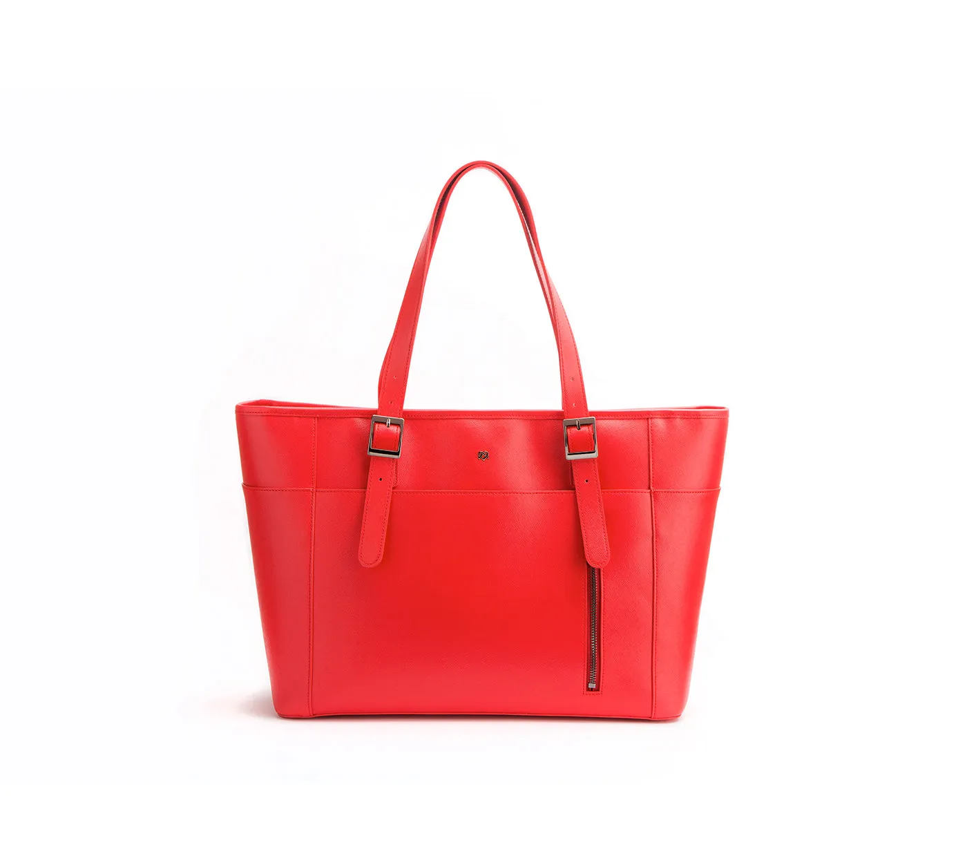 Miley - Red Vegan Leather Laptop Bag