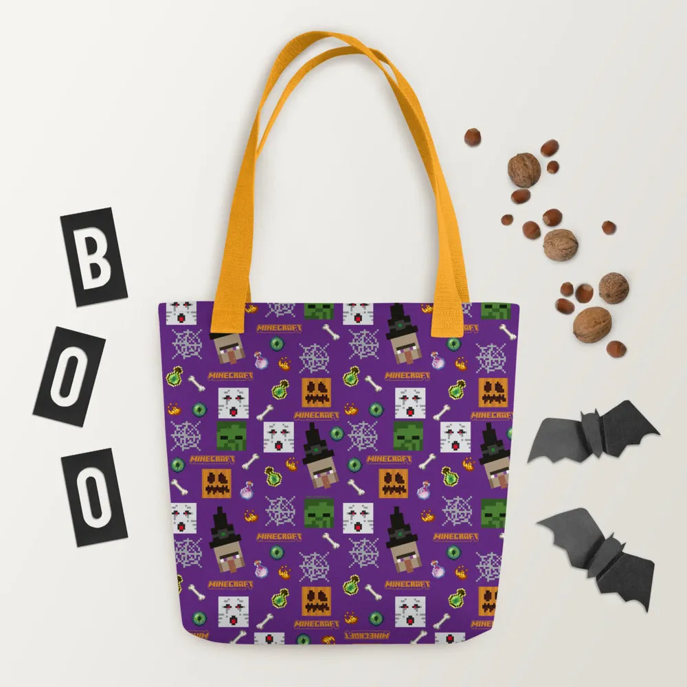 Minecraft Mob Mash Pattern Tote Bag