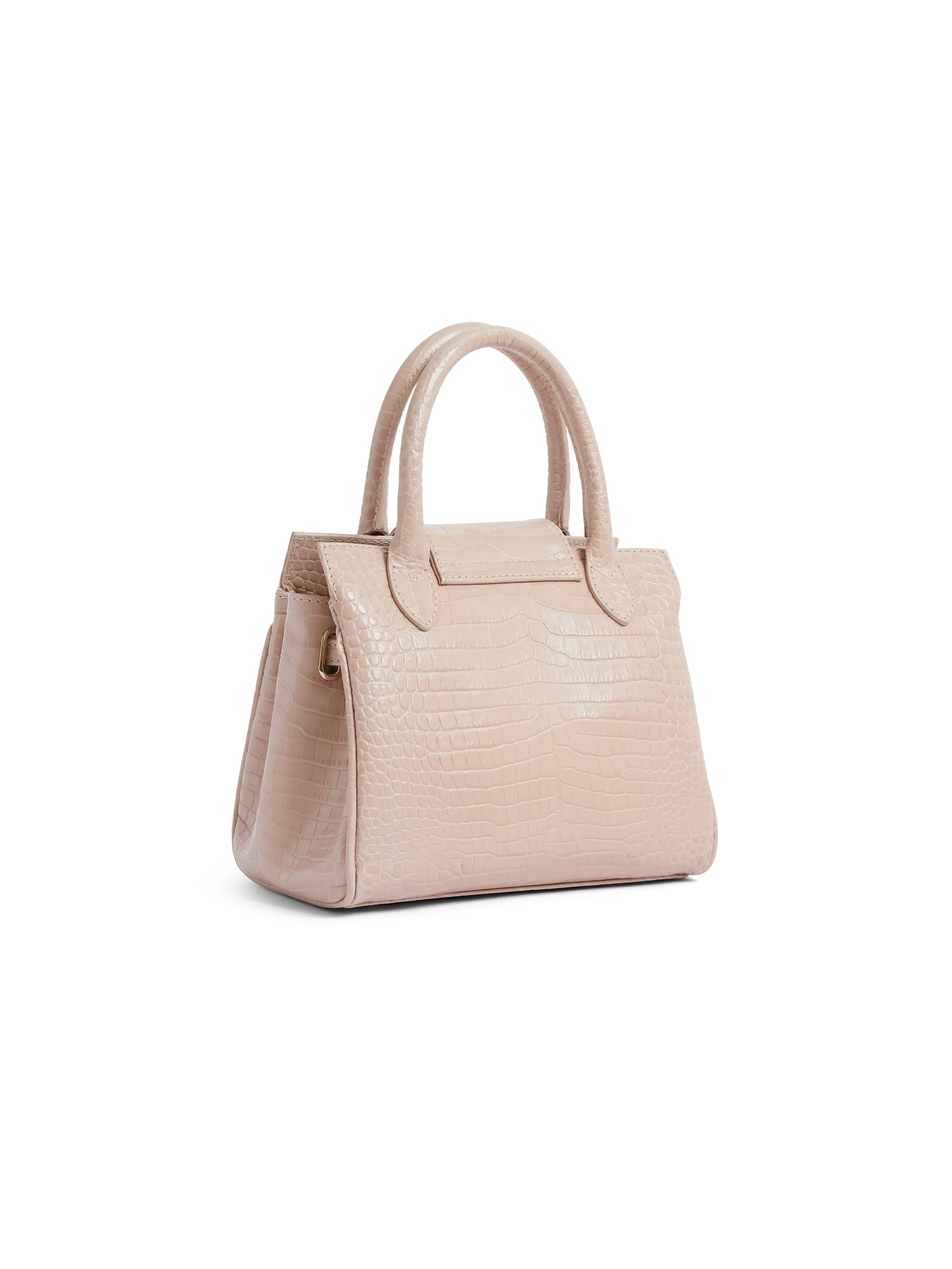 Mini Windsor Handbag - Blush Croc