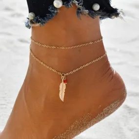 Minimalist Dangling Coins and CZ Anklet | Beach Anklet | Anklet Bracelet Set | Chain Ankle Bracelet | Bohemian Anklet | Women Leg Chain Gift