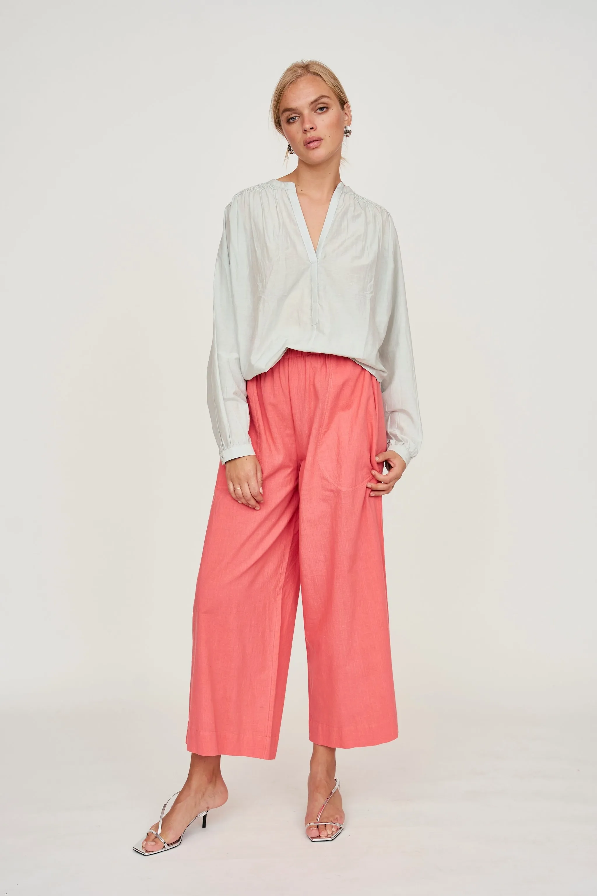 Mirth Pant in Coral