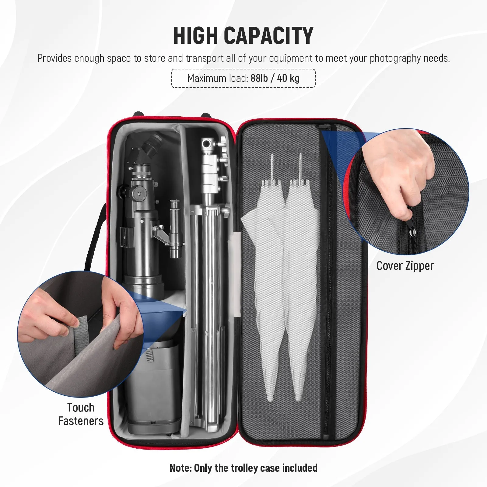 NEEWER PB005/PB009 Trolley Case with Wheels