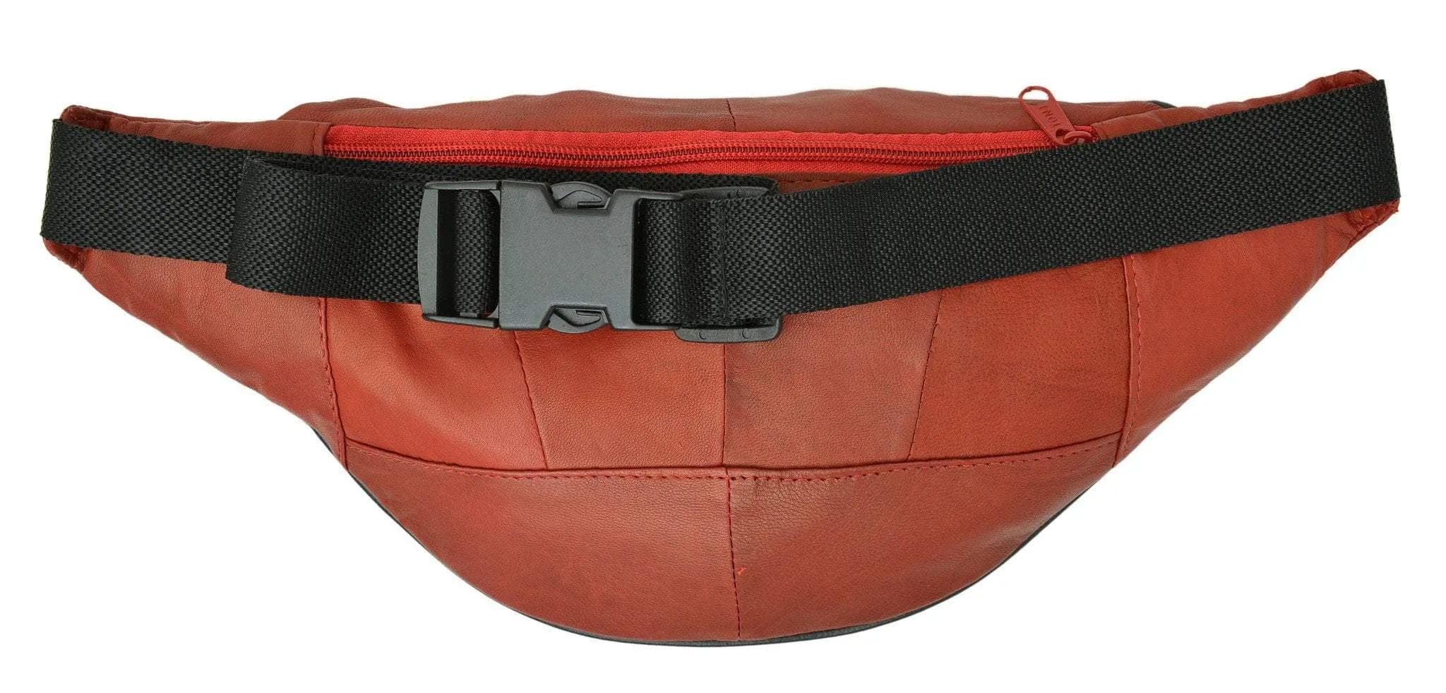 New Marshal genuine soft leather 3 zipper pouch