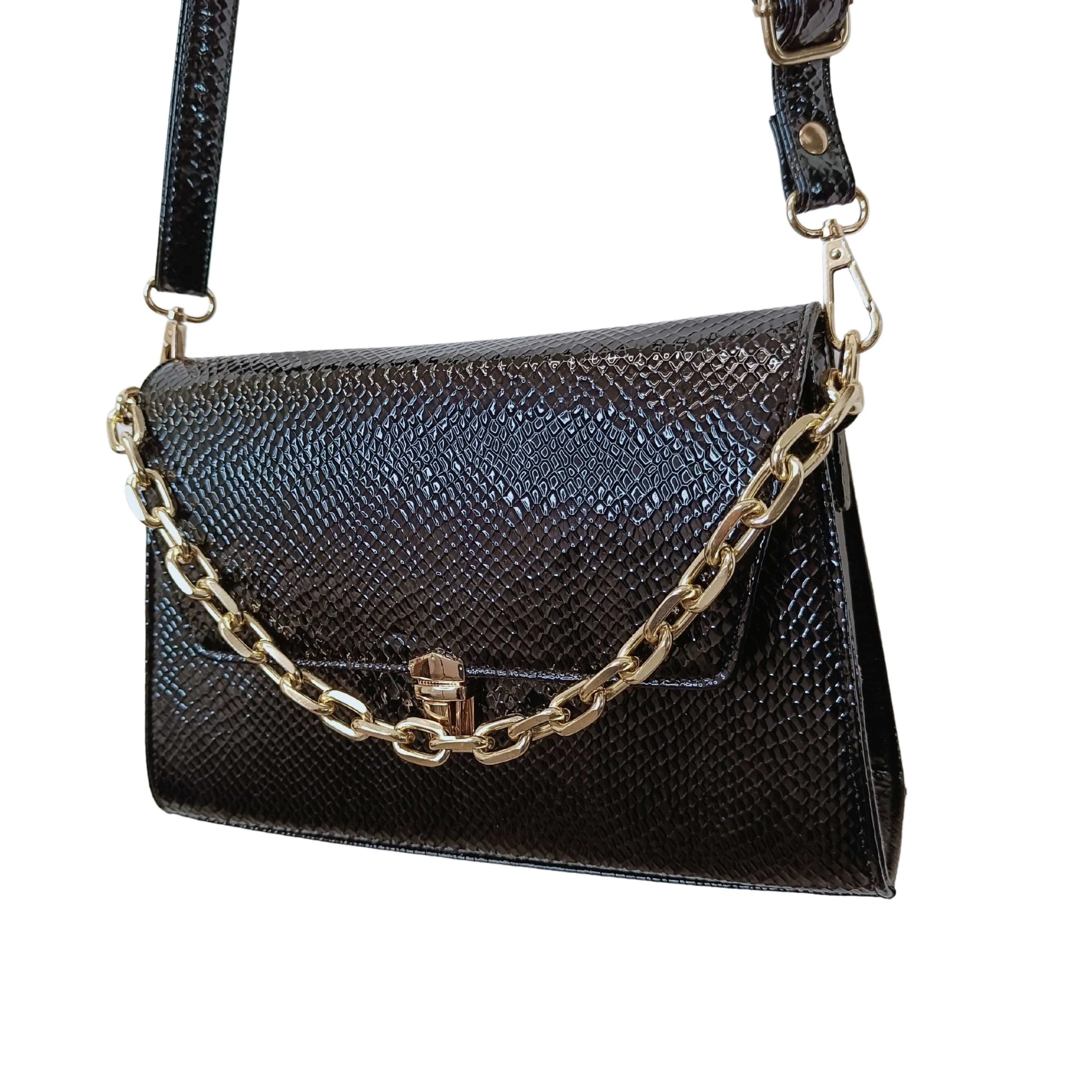 New Snake Pattern Shoulder Bag