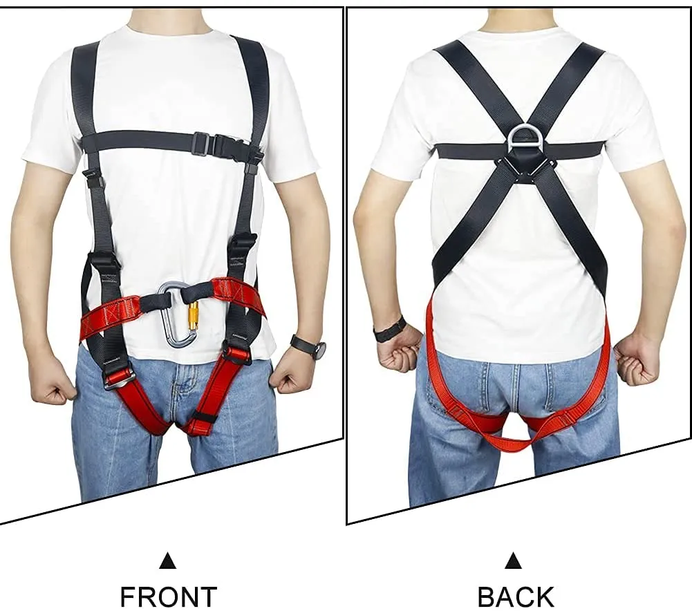 NewDoar Climbing Seat Belt Caving Rock Climbing Rappelling Equipment Body(Full Body)