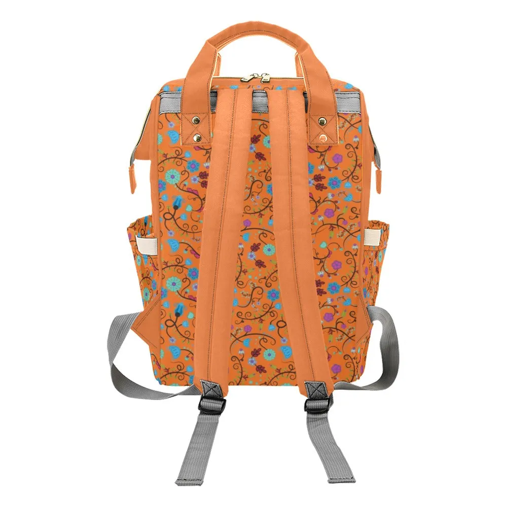 Nipin Blossom Carrot Multi-Function Diaper Backpack/Diaper Bag