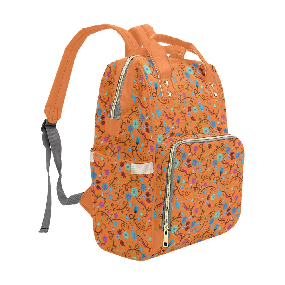 Nipin Blossom Carrot Multi-Function Diaper Backpack/Diaper Bag