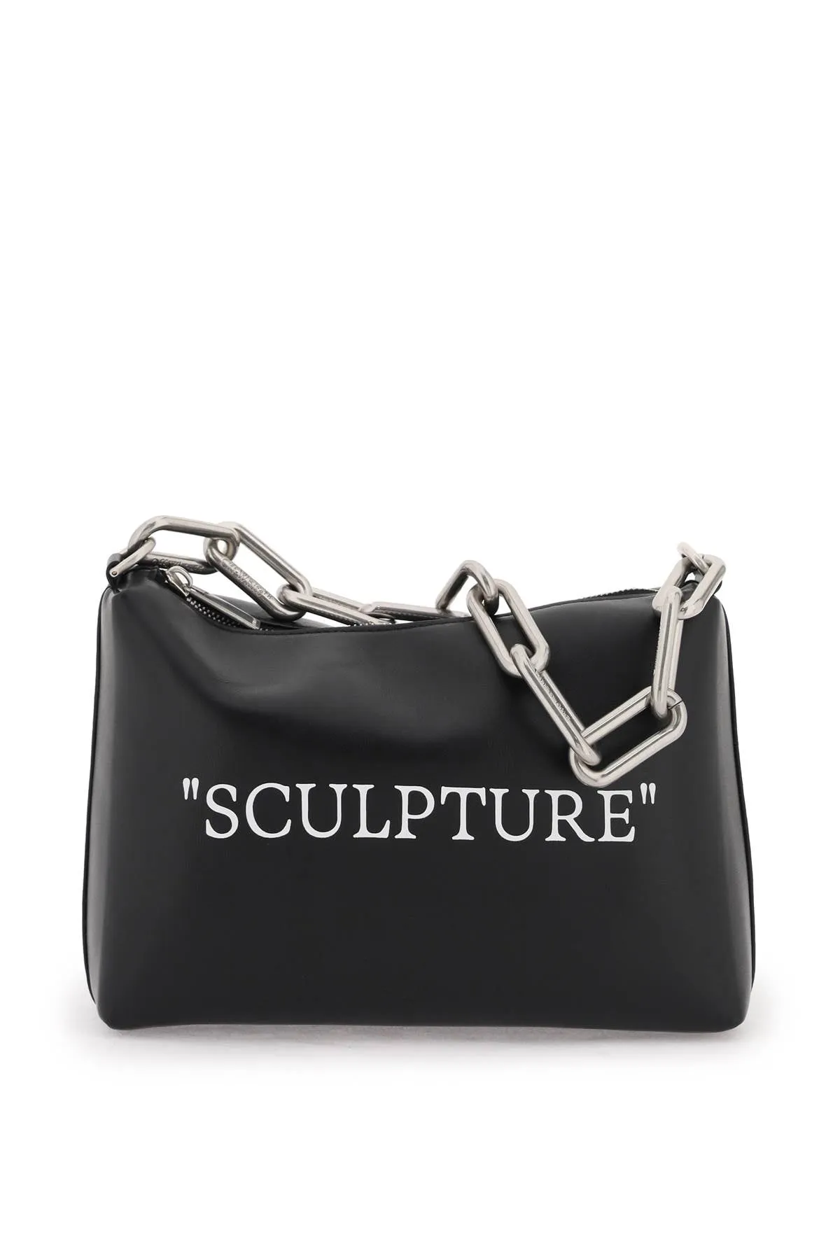 Off-white shoulder bag with lettering