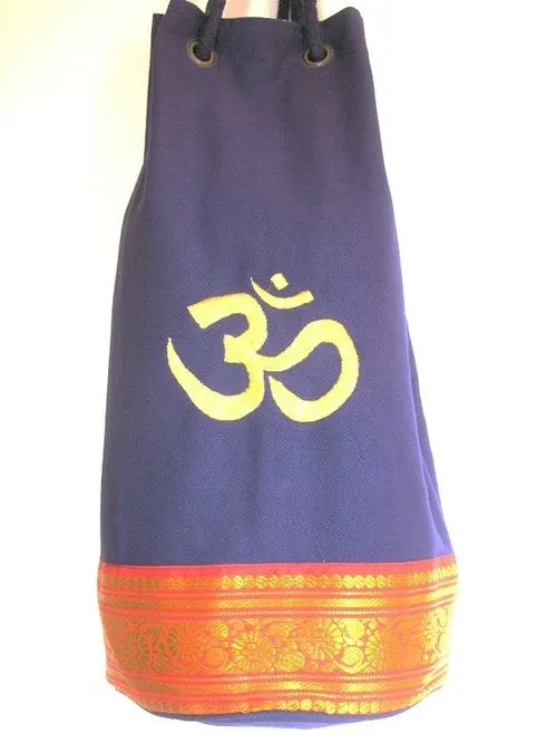 OMSutra Kids OM Yoga Mat Bag with Saree Lace