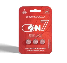 ON7 Kratom Tablet - Relax (3 Count)