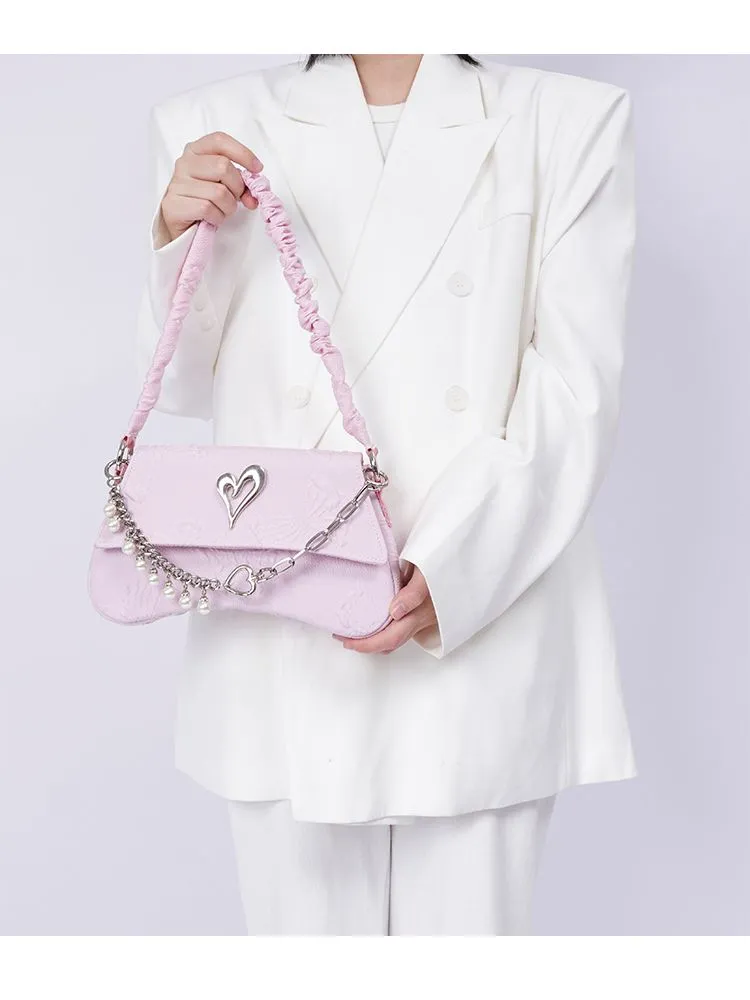 Original pearl chain handbag & shoulder bag【s0000001484】