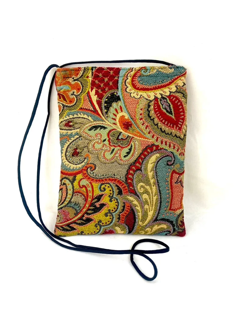 Patch Purse in Botanical Arabesque