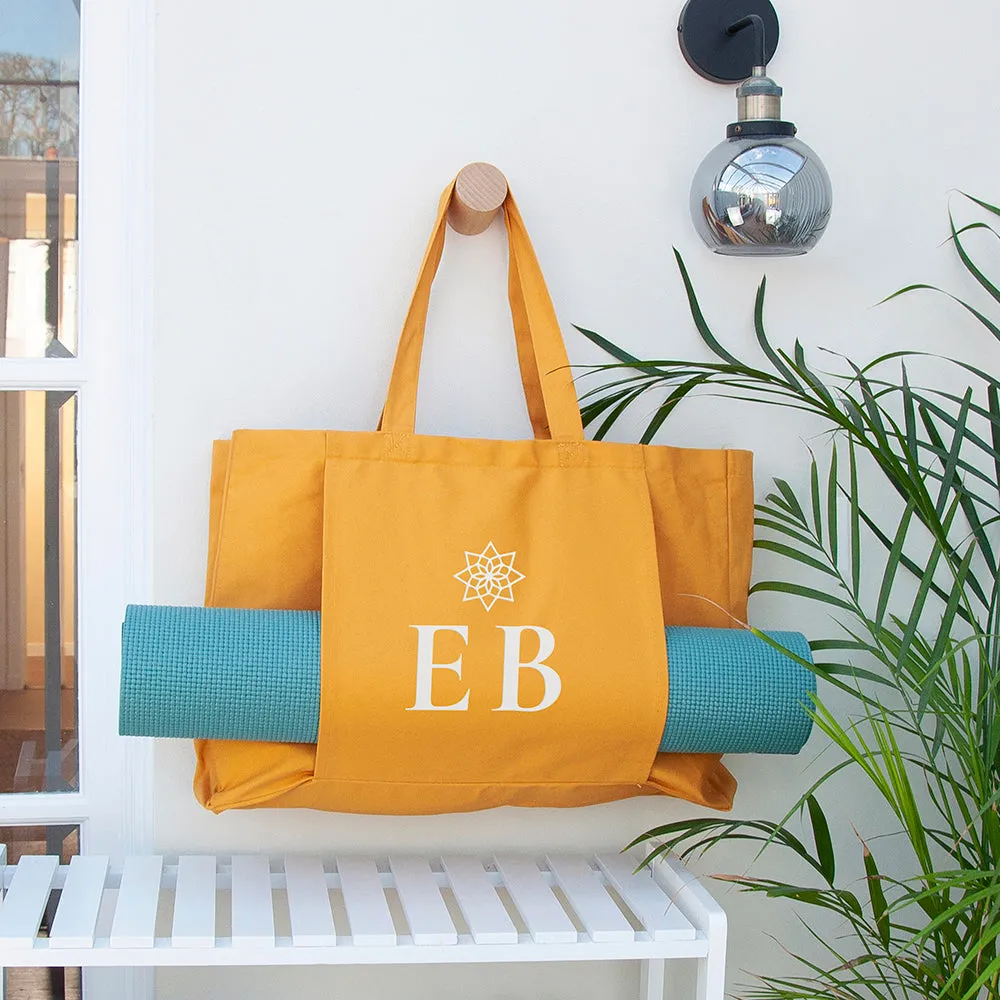 Personalized Organic Yoga Tote Bags