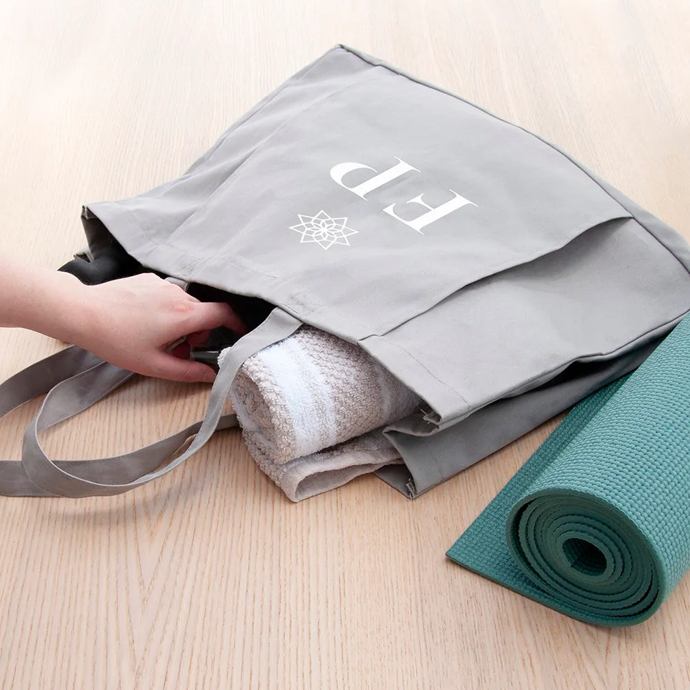 Personalized Organic Yoga Tote Bags