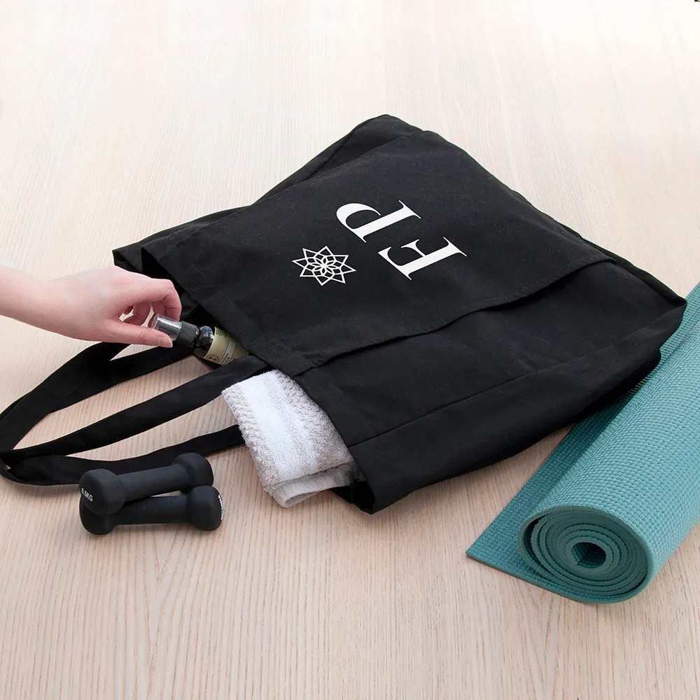 Personalized Organic Yoga Tote Bags