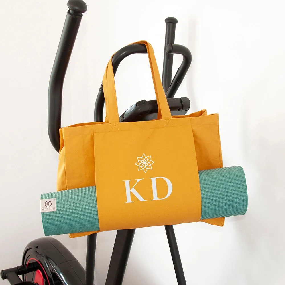 Personalized Organic Yoga Tote Bags