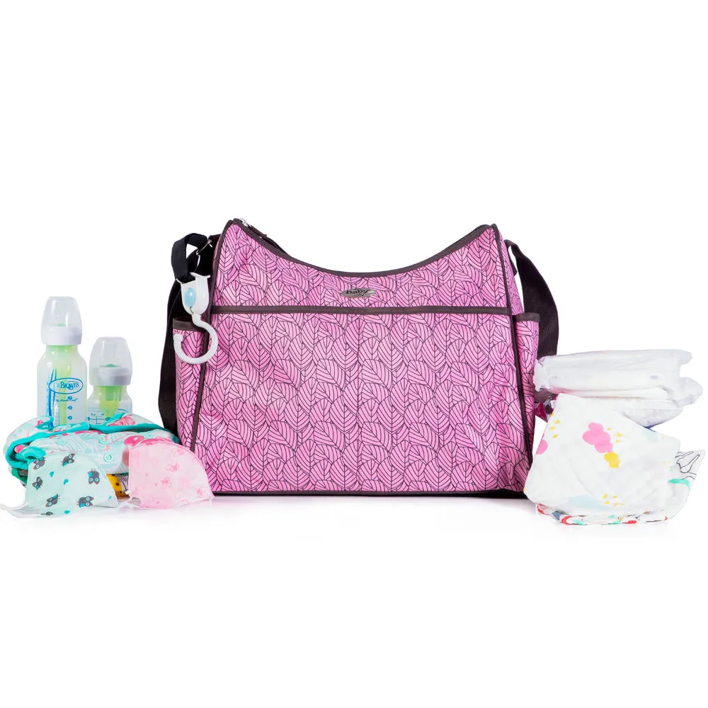 Petals Diaper Bag - Lavender