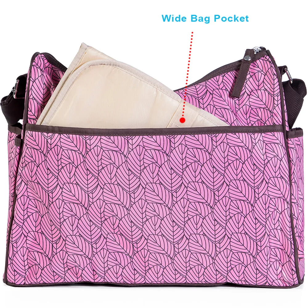 Petals Diaper Bag - Lavender