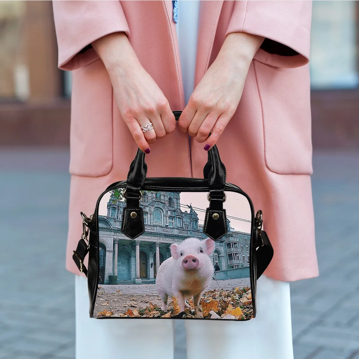 Pig Vintage Shoulder Bag