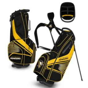 Pittsburgh Penguins WinCraft "Grid Iron III" 6-Way Stand Golf Bag