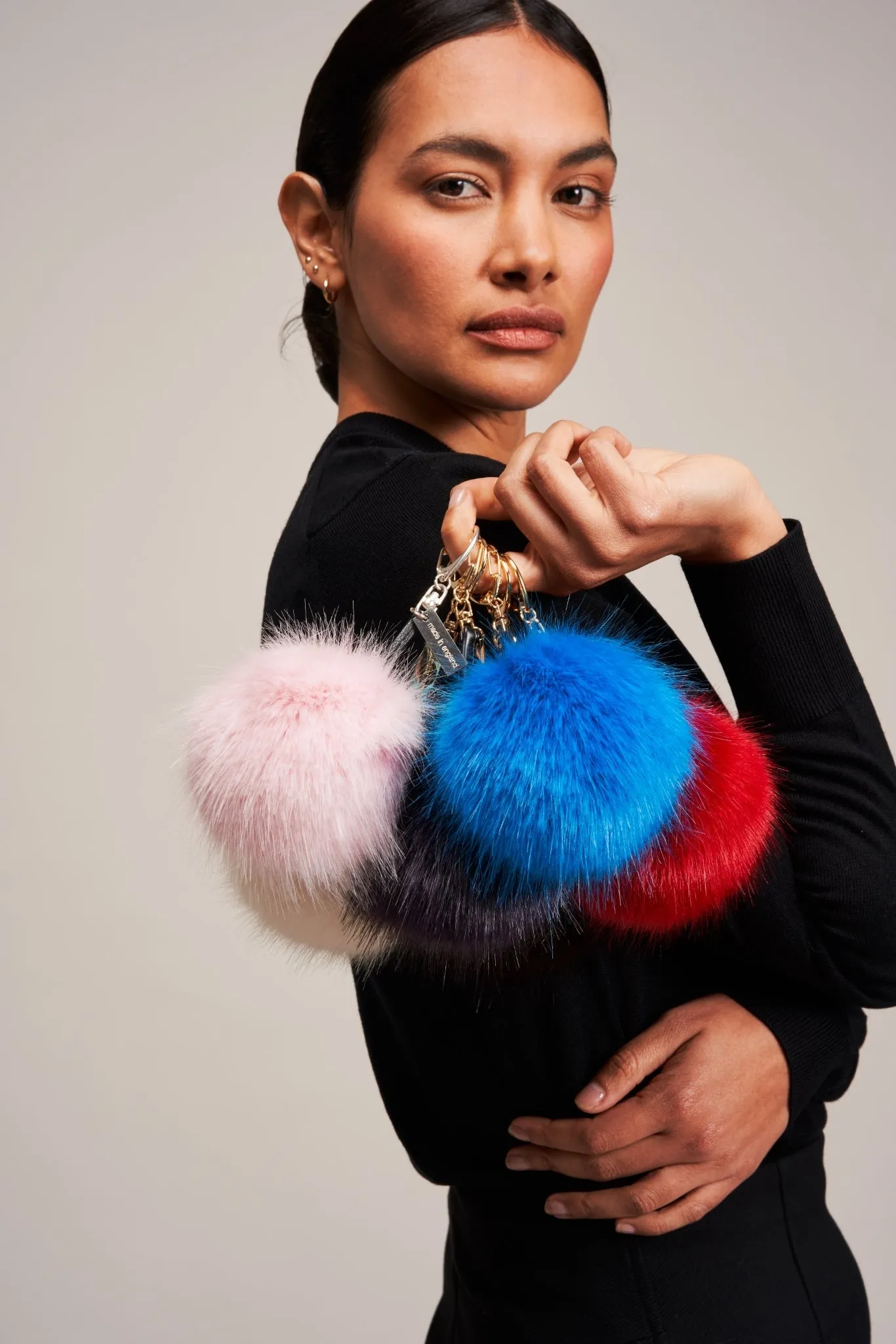 Pom Pom Keyring