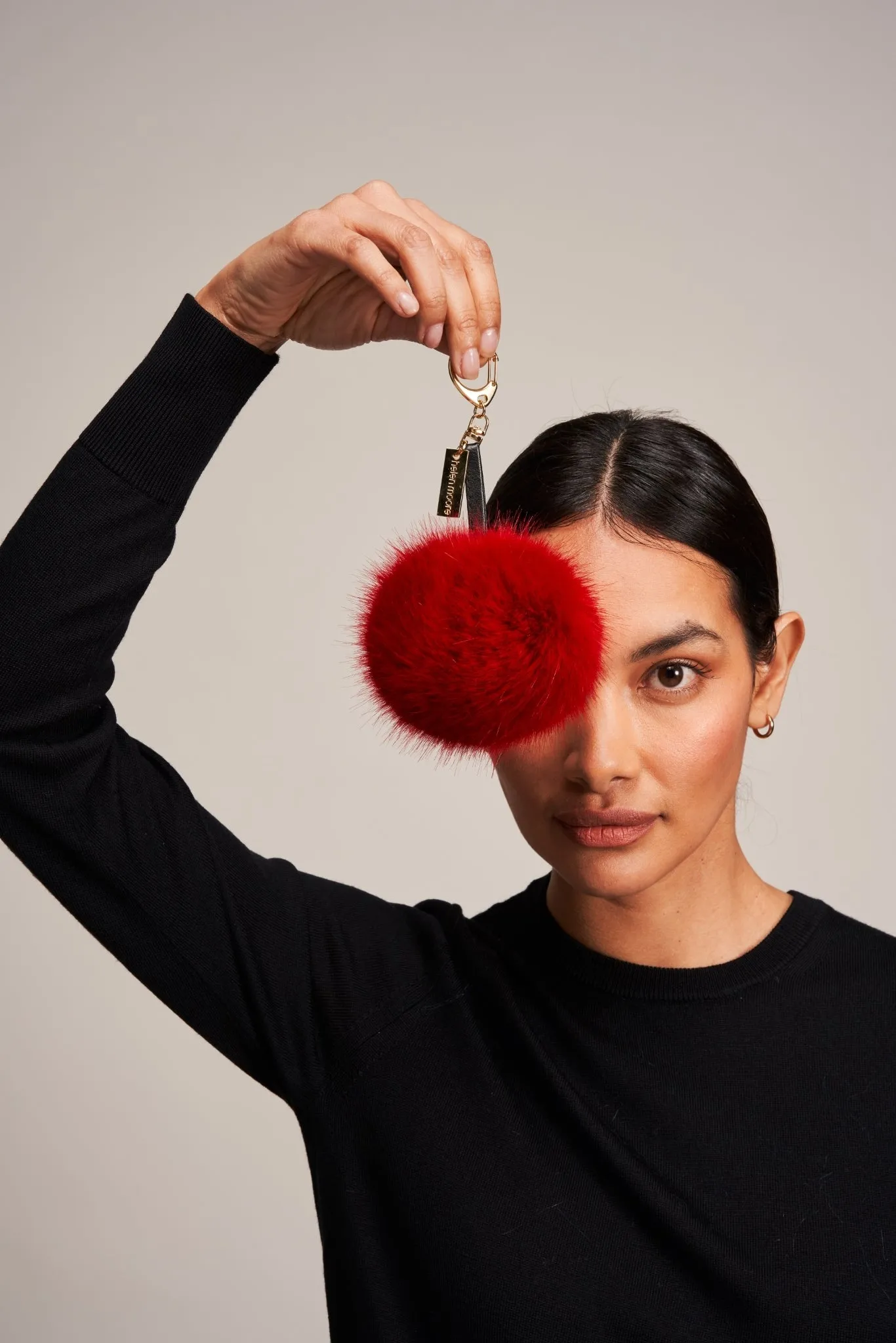 Pom Pom Keyring