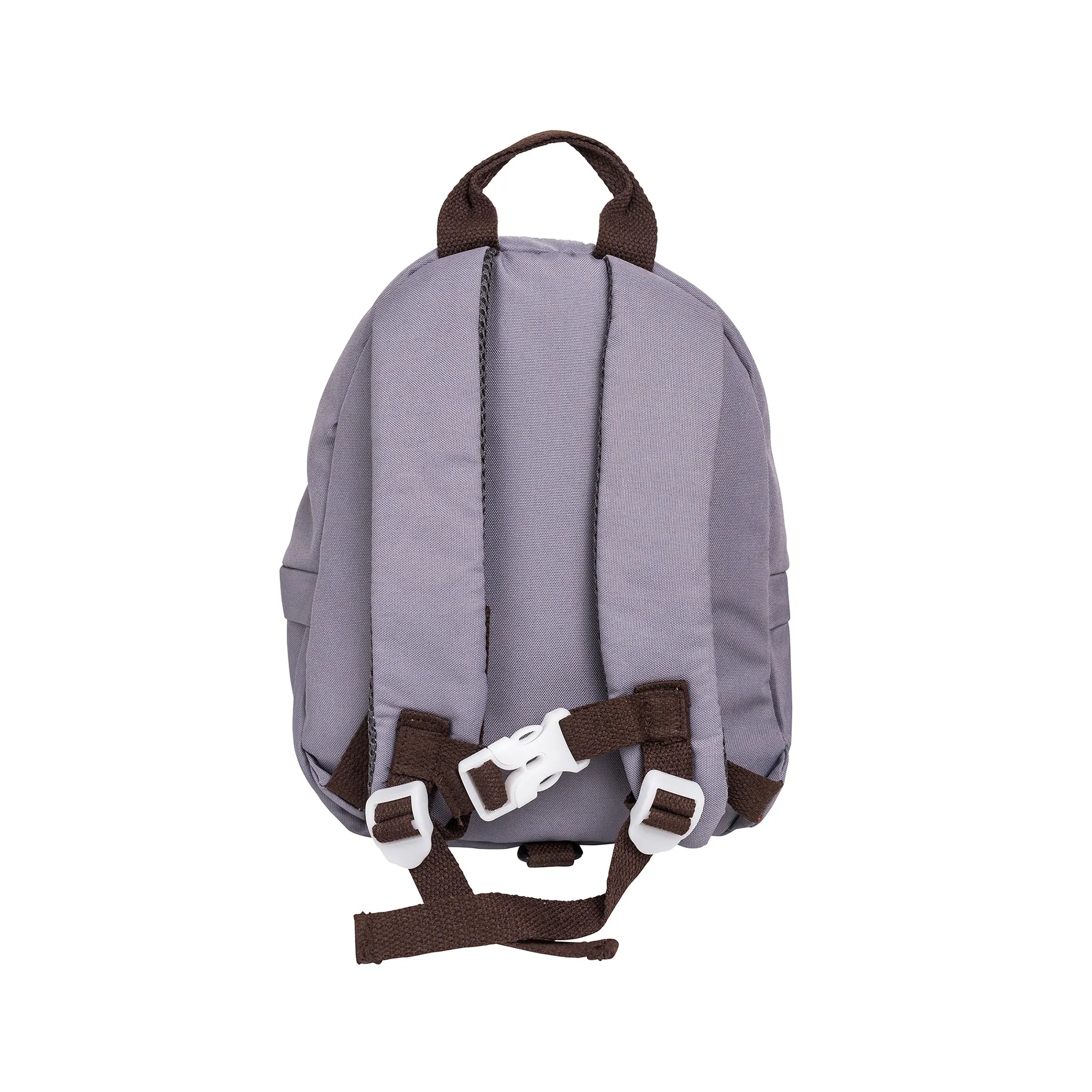 Printed Penguin Backpack - Grey