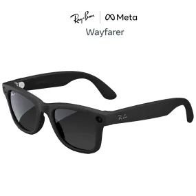 RayBan | Meta Wayfarer Smart Glasses - Matte Black / Polarised Gradient Graphite